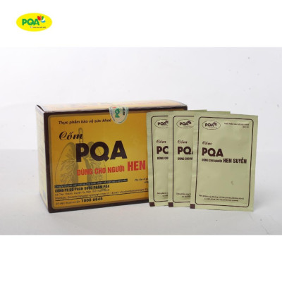 Cốm Hen Suyễn PQA Hỗ Trợ Giảm Ho Thông Phế Dùng Cho Người Bị Khó Thở, Viêm Phế Quản Hộp 25 Gói