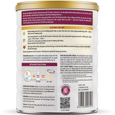 Sữa Bột Abbott Glucerna Lúa Mạch 800g