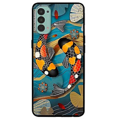 Ốp lưng dành cho Oppo Reno 4 mẫu Cá Koi Đen