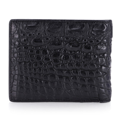 HC2779 - Bóp nam Huy Hoàng da cá sấu màu đen