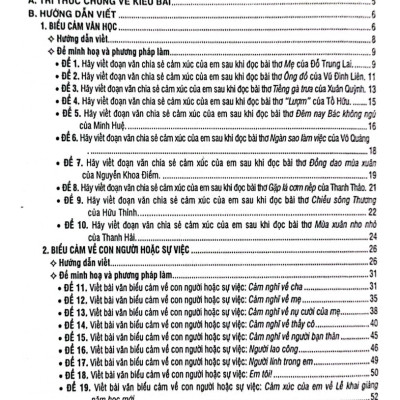 Hướng Dẫn Nói Và Viết Văn Biểu Cảm - Tự Sự - Thuyết Minh Lớp 7 (Biên Soạn Theo Chương Trình gdpt mới)