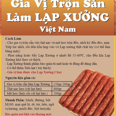 Gia Vị Trộn Sẵn Làm LẠP XƯỞNG VN 1kg