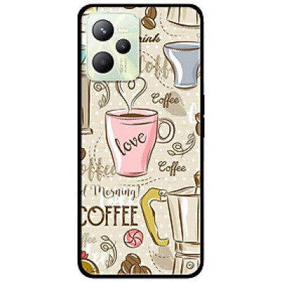 Ốp lưng dành cho Realme C35 - Realme Narzo 50A Prime mẫu Coffee Time