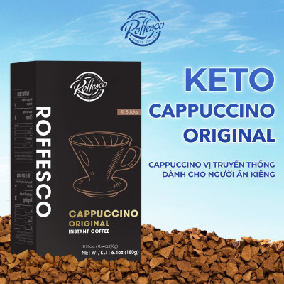 Cappuccino Dành Cho Người Ăn Kiêng Vị Truyền Thống Hộp 10 Gói 200g