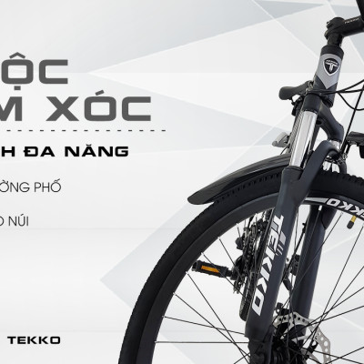 Xe đạp Tekko thể thao Rocket R200 Khung nhôm, cỡ 26 inch - Phù hợp với người cao từ 1m45 trở lên