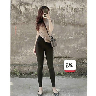 Quần leging nữ cạp cao đai lưng to gen bụng siêu tốt-LOAN BOUTIQUE288