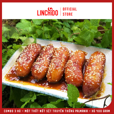 Combo 3 hủ - Mật thốt nốt sệt truyền thống PALMANIA | Nguyên Chất, Tự Nhiên (400 GRAM Hủ PET )