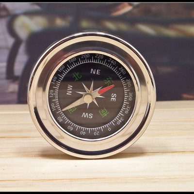 La bàn mini vỏ bằng thép không gỉ 