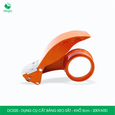 DC02S - Đồ cắt băng keo sắt khổ 5cm loại 200yard - Dụng cụ cắt băng keo, dao cắt băng dính