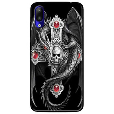 Ốp lưng dành cho Vsmart Start mẫu Ngọc Đỏ Và Rồng