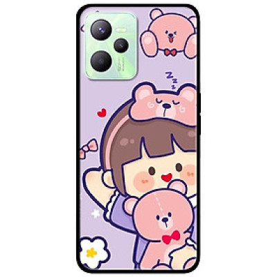 Ốp lưng dành cho Realme C35 - Realme Narzo 50A Prime mẫu Búp Bê và Gấu