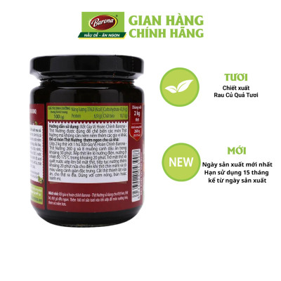 Xốt gia vị hoàn chỉnh Barona - Thịt Nướng (dạng Hũ) 260gr