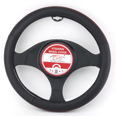 Bọc Vô Lăng CIND 8062 Size M Màu Đen Chỉ Đỏ