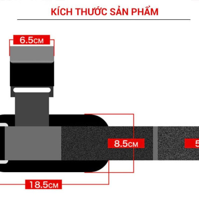 Dây quấn cổ tay có móc nâng tạ GoodFit GF732LS