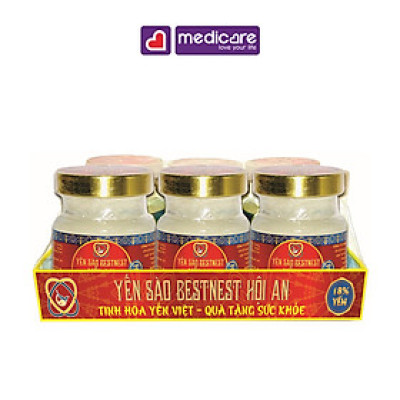 Yến sào BEST NEST 18% lốc 6 lọ