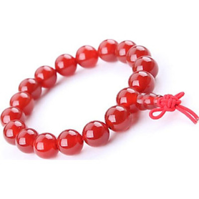 Vòng tay nữ mã não đỏ phong thủy VT10