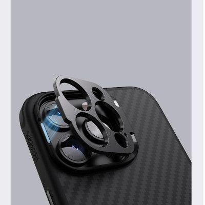 Ốp Lưng Sợi Carbon Chống Rơi Chống Trượt Cho Iphone 15 Pro / 15 Pro Max / 14 Pro Max hiệu Nillkin CarboProp hỗ trợ sạc từ có giá đỡ bảo vệ camera - Hàng chính hãng