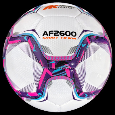Bóng đá AKpro AF2600 Tím số 4,5 - Tặng kim bơm