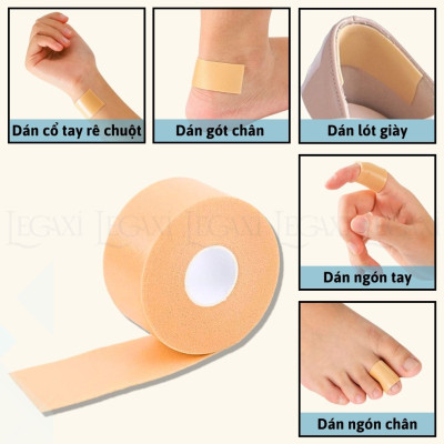 Cuộn băng dính quấn khớp ngón tay 4.4 mét chống chai tay khi cầm viết, vẽ, chơi thể thao học sinh, sinh viên