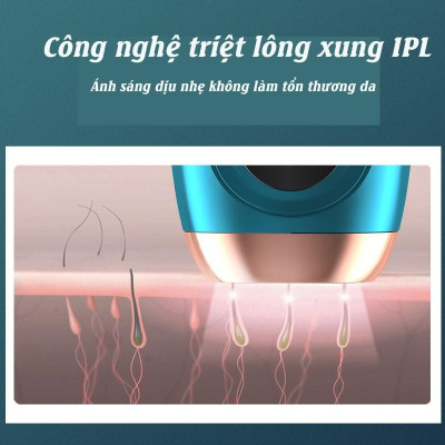 Máy Triệt Lông Vĩnh Viễn IPL - Triệt Lông Bằng Tia Lares 990000 Xung Hiệu Quả Cực Cao