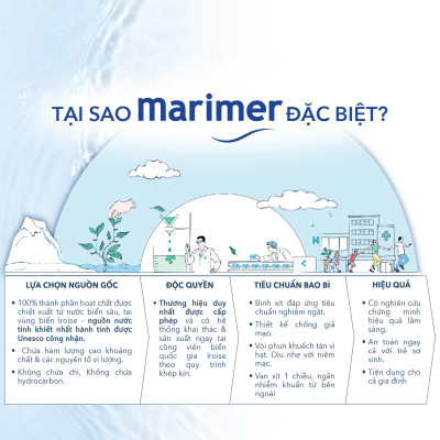 COMBO XỊT MŨI HỖ TRỢ PHÒNG NGỪA VIÊM MŨI MARIMER DÀNH CHO NGƯỜI LỚN VÀ TRẺ SƠ SINH