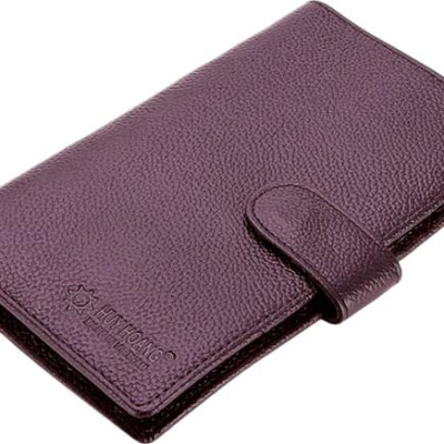 Ví Nam Dáng Đứng Huy Hoàng HT2146 (12.5 x 10 cm) - Nâu