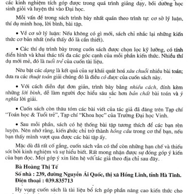 Bồi Dưỡng Đại Số 10 (Biên Soạn Theo Chương Trình GDPT Mới) 