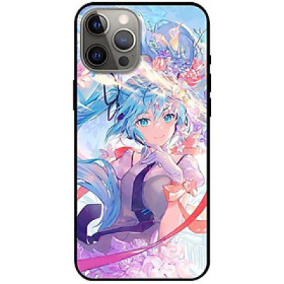 Ốp lưng dành cho Iphone 12 - 12 Pro - 12 Pro Max - 13 Mini - 13 - 13 Pro - 13 Pro Max - Anime Cô Gái Mắt Xanh - Hàng Chính Hãng