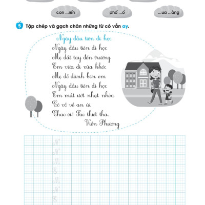 Vở Luyện Viết Chính Tả Lớp 1 - Âm - Vần - Đoạn - Chữ Hoa_MEGA