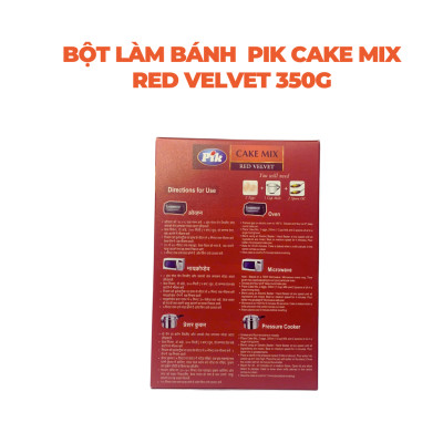 Bột làm bánh PIK CAKE MIX RED VELVET 350G