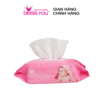Combo 3 Gói Khăn Ướt Không Mùi Bless You Love 100 Tờ