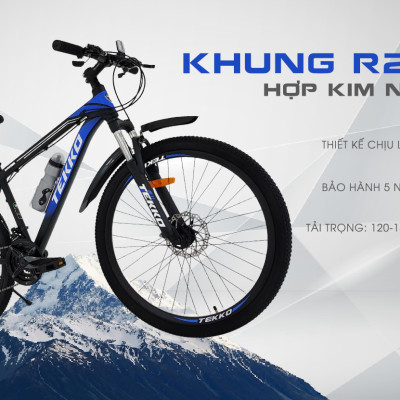 Xe đạp Tekko thể thao Rocket R200 Khung nhôm, cỡ 26 inch - Phù hợp với người cao từ 1m45 trở lên