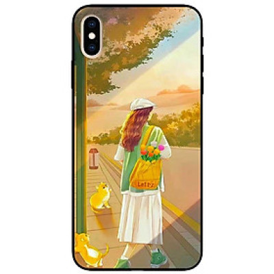 Ốp lưng cho IPhone X - Xs - Xs Max - Xr - 11 - 11 Pro Max - Cô Gái Quay Lưng - Hàng Chính Hãng