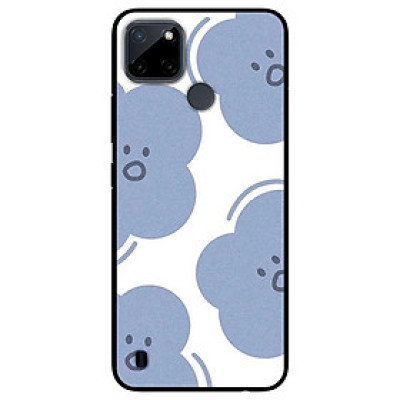 Ốp lưng dành cho Realme C21Y - Realme C25Y mẫu Mây Xanh Trắng