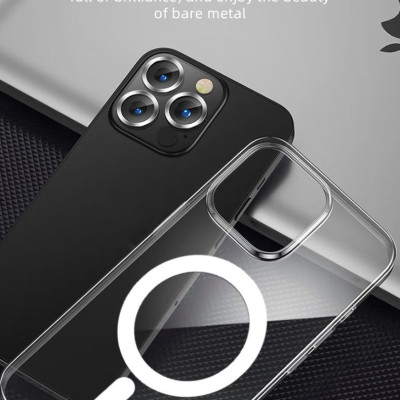 Ốp Lưng Trong Suốt Hỗ Trợ Sạc Từ Tính MIPOW TEMPERED GLASS, Chống Ố Dành Cho iPhone 14 ProMax / 14 Pro/ 14 Plus / 14 - Hàng Chính Hãng