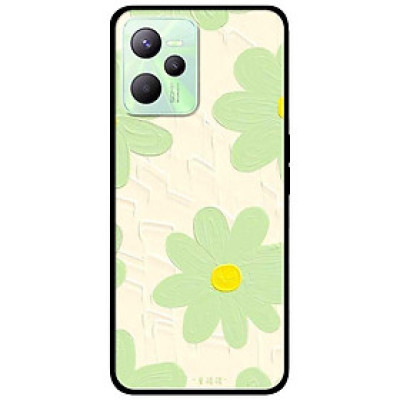 Ốp lưng dành cho Realme C35 - Realme Narzo 50A Prime mẫu Hoa Xanh Nhuỵ Vàng