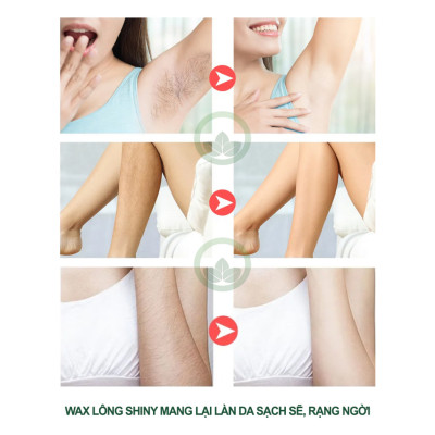 COMBO Sáp Tẩy Lông Nóng Dạng Hạt 100g Và 30ml Mỡ Trăn Sap Wax Triệt Lông Tặng Kèm Giấy Và Que