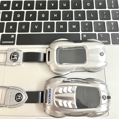 Ốp chìa khóa Kim Loại hình Xiêu Xe ô tô Honda CITY, CIVIC, ACCORD, HR-V, CR-V....