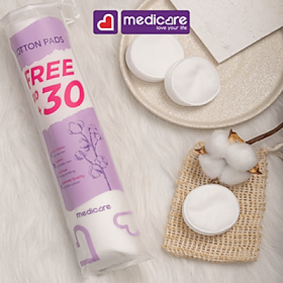 Bông tẩy trang MEDiCARE gói 130 miếng