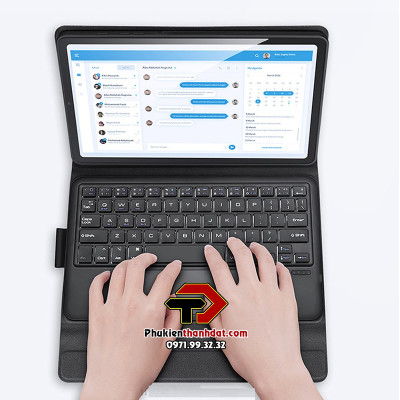 Bao da kèm bàn phím cho SamSung Galaxy Tab S6 Lite chính hãng Dux Ducis có bàn di chuột TrackPad - Hàng chính hãng 