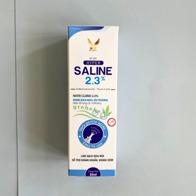 HYPER SALINE 2,3% – Xịt mũi NaCl ưu trương (Chai 30ml)