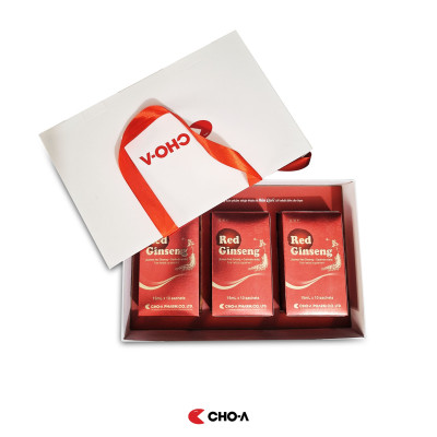 Set Quà Tặng Red Ginseng Hồng Sâm Hàn Quốc Hỗ Trợ Tăng Đề Kháng (3 Hộp x 1 Set)