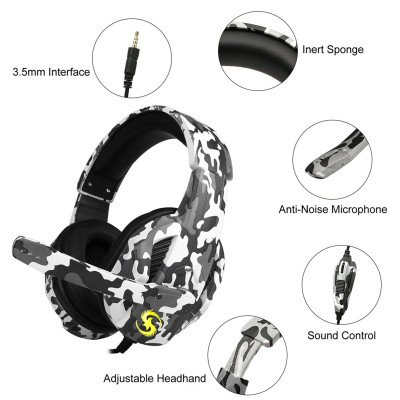 Tai nghe chơi game có dây  khử tiếng ồn KUBITE T-173 3,5mm