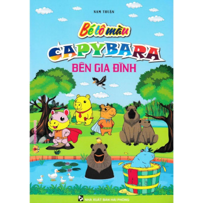 Sách - Bé Tô Màu Capybara + Kuromi - Combo 4 Cuốn - Hồng Ân