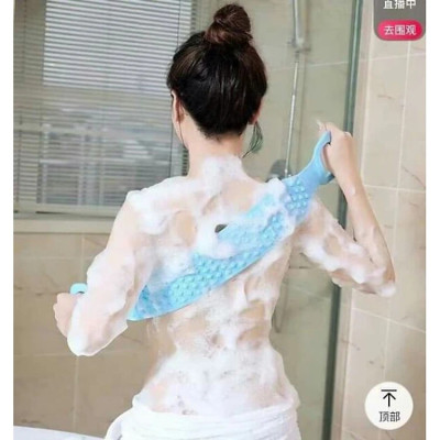 Bộ 3 Dây Tắm Massage Chà Lưng 2 Mặt Cho Gia Đình GROFA - Màu sắc ngẫu nhiên