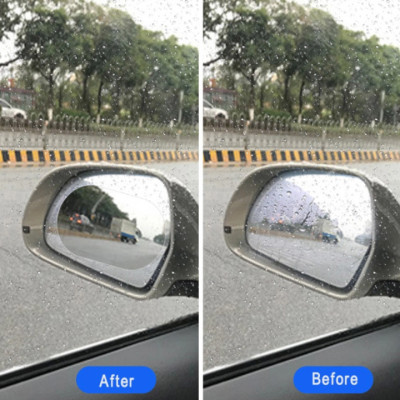 Bộ 4 miếng dán chống đọng nước kính hông và gương chiếu hậu ô tô, xe hơi cao cấp DC150