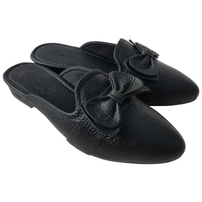 Dép Sục Nữ Da Bò Thật BIGGBEN Cao Cấp SBN57