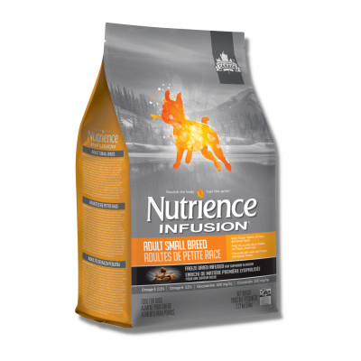 Thức Ăn Cho Chó Giống Nhỏ Nutrience Infusion Bao 2.27kg - Thịt Gà, Rau Củ & Trái Cây Tự Nhiên