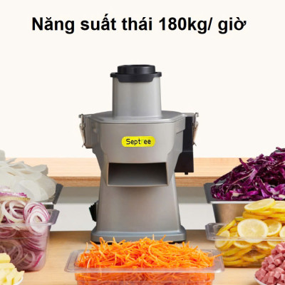 Máy thái rau củ quả đa năng, thái lát, thái sợi, thái hạt lựu. Thương hiệu Mỹ cao cấp Septree GJ807K. Hàng chính hãng