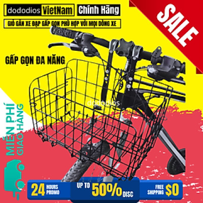 Giỏ Xe Đạp Thể Thao Gấp Lại Được Gắn Xe Đạp Sports - giỏ gắn xe đạp - Hàng chính hãng dododios